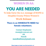 Women Are Needed!