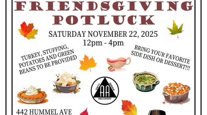 West Shore Are Group Friendsgiving Potluck