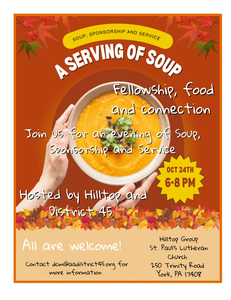 District 45 Serving of Soup