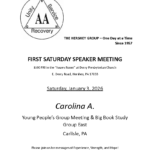The Hershey Group First Saturday Speaker Meeting