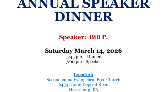 Harrisburg Men's Annual Speaker Meeting