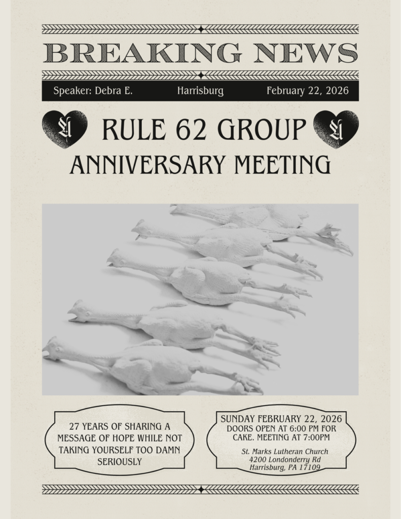 Rule 62 Group Anniversary Meeting