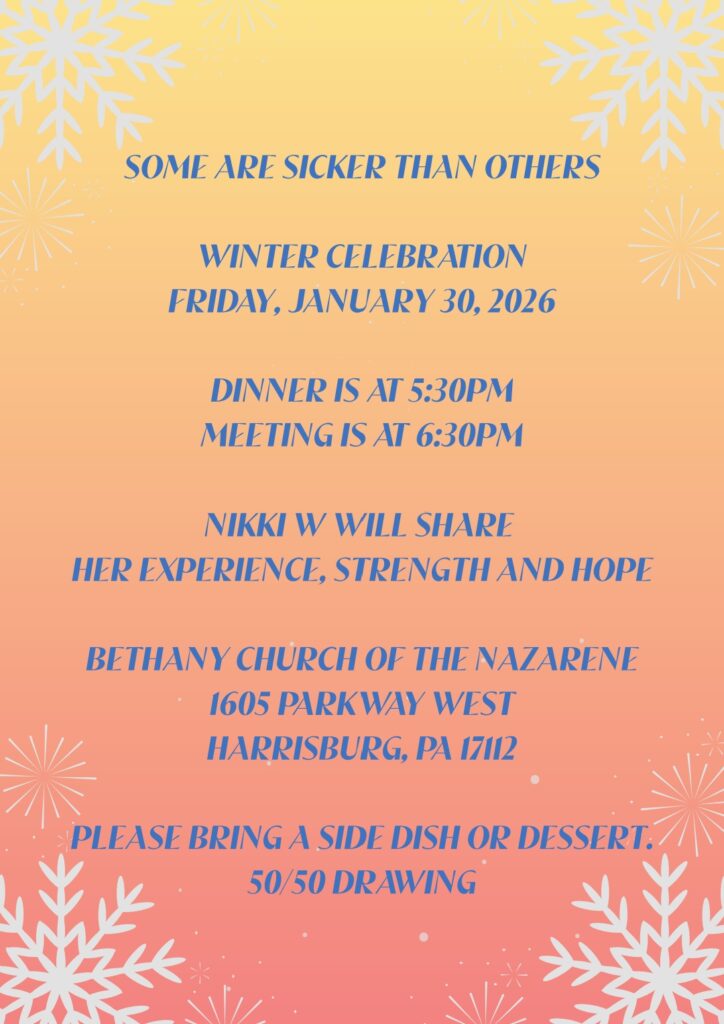 Some Are Sicker Holiday Event Rescheduled