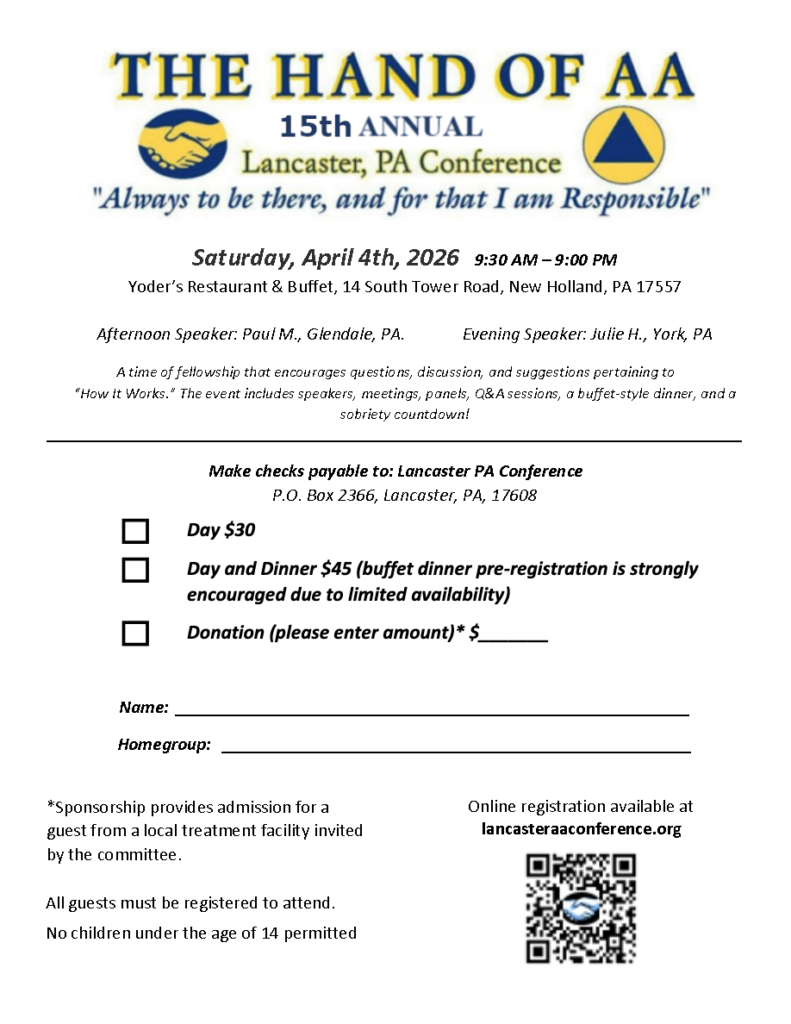 Hand of AA Conference