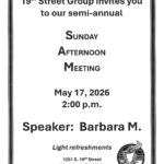 19th St. Group Sunday Afternoon Meeting (SAM)
