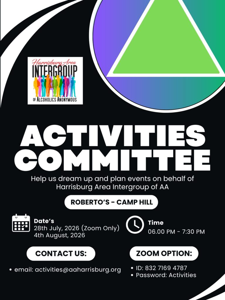 Activities Committee Meetings