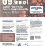 69th Annual Estern PA General Service Assembly