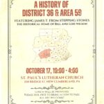 A History of District 36 & Area 59 Presented by Stepping Stones' James T.