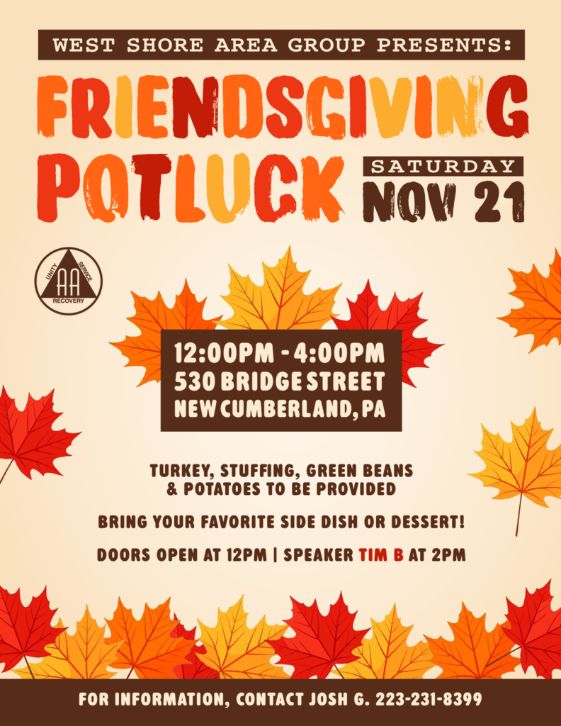 West Shore Area Group Friendsgiving